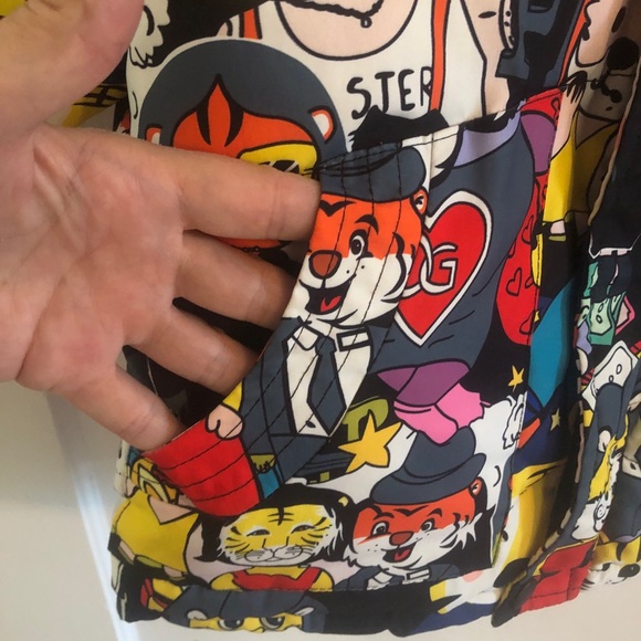 ✨As New✨ Kids Cartoon Puffy Jacket - sz 9/10 - Picture 5 of 9